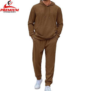 Survêtement personnalisé à bas prix pour hommes Ensemble de survêtement de jogging deux pièces Ensemble de survêtement de style dernier cri - Product Image 4