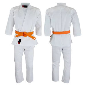 Meilleures ventes en gros Uniforme de karaté Hommes Femmes Combinaisons d'arts martiaux professionnelles Unisexe Combinaison de combat en coton avec logo personnalisé - Product Image 3