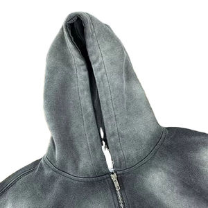 ชุดวอร์มฮู้ดดี้ผ้าฝ้าย 100% ทรงปกติ น้ำหนักเบา ระบายอากาศได้ดี ดีไซน์พิเศษ ล้างสีแบบแอซิดวอช สไตล์สตรีทแวร์สำหรับฤดูหนาว เหมาะสำหรับผู้ชาย - Product Image 5