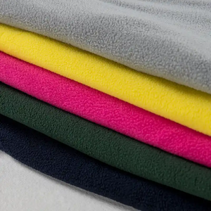 Đầy Màu Sắc Nhuộm Cực Lông Cừu 300 GSM Antipilling Vải Polyester 160Cm Chiều Rộng Micro Cực Lông Cừu Vải Cuộn Cho Trẻ Em - Product Image 1