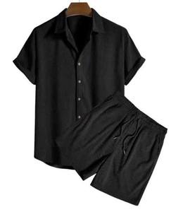 <b>Mens</b> <b>Tracksuits</b> Sets <b>Shorts</b> Quarter Button Down Polo Shirts Bottom <b>Shorts</b> Outfits Sport Suits Casual Walking Sets Comfy - Product Image 5
