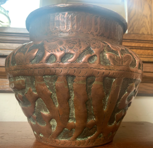 Nouvelle jardinière en cuivre de luxe, décoration d'intérieur, jardinières en métal faites à la main, design unique et créatif, motif portable, classique, salon, bureau - Product Image 2