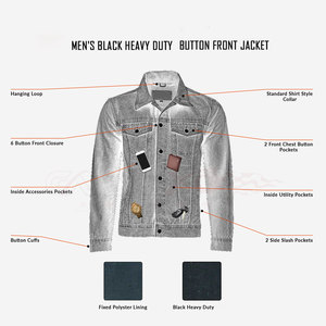 Chaqueta de mujer de otoño invierno personalizada de alta calidad chaqueta de jeans de moto de manga larga de otoño a prueba de viento - Product Image 5