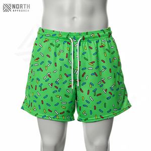 Pantalones Cortos Casuales de Verano para Hombre de Alta Calidad, Diseño Personalizado OEM, Moda Urbana y Playera, con Patrón Sólido, Secado Rápido, Lona, Venta al por Mayor - Product Image 1