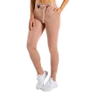 กางเกงวอร์มเอวสูงสำหรับผู้หญิงผ้าฝ้ายพิมพ์โลโก้กางเกงจ็อกเกอร์สำหรับฤดูหนาวสไตล์หน้าเรียบสินค้ามาใหม่2020 - Product Image 6