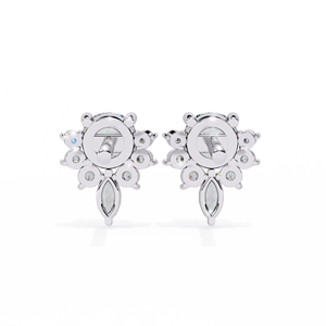 Pendientes de cruz de plata 925 unisex VVS1 Moissanite Hip Hop Joyería de diamantes para mujer - Product Image 4