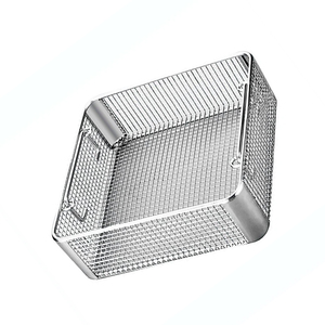 Holloware Surgical Mesh Wire Tray Dental Sterilization Mesh Tray Rack Mesh Box Stainless Steel Tray - Product Image 4