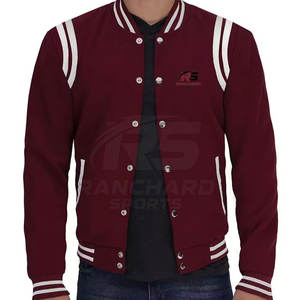 แจ็คเก็ตเลตเตอร์แมนผู้ชาย แฟชั่นฤดูใบไม้ร่วงฤดูหนาว สไตล์สตรีทเท่ๆ แจ็คเก็ตเลตเตอร์แมนผู้ชาย สกรีนโลโก้ส่วนตัว ทันสมัย มีสไตล์ ลุคคนเมือง - Product Image 5