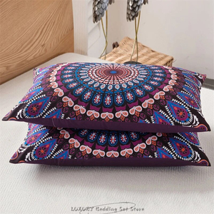 Oem có thể giặt bông polyester in Duvet cover Set bộ đồ giường tấm ga trải giường thiết lập các nhà sản xuất tùy chỉnh thiết kế bộ đồ giường Bộ - Product Image 6