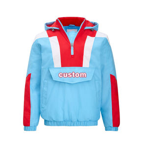 Chaqueta Deportiva Personalizada de Nailon con Capucha, Cortavientos, Estilo Universitario, Acolchada, para Hombre - Product Image 1