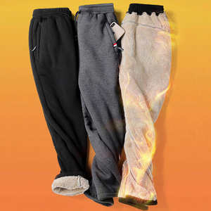 Men's Custom Fleece Fabric High Quality Men Pants Custom Logo Low MOQ <b>Winter</b> Men <b>Trouser</b> & Pants - Product Image 6