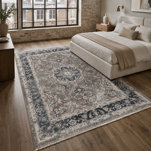<b>Rug</b> Weavers RW7039 Qum <b>Ivory</b> Traditional Washable <b>Rug</b> Dropshipping Wholesale Washable Chenille 10 Sizes - Product Image 3