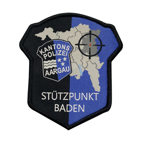 Parches Tejidos Ecológicos Coleccionables de la Policía de Cantón de Argau, Diseños de Corazón/Flores/Alfabeto, Colores y Tamaños Personalizados, Promocionales - Product Image 3