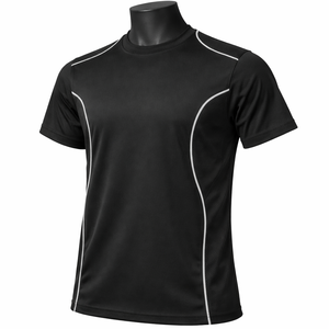 Camiseta deportiva personalizada para hombre, de secado rápido, para gimnasio, entrenamiento, correr, transpirable, de poliéster, para fitness, OEM, al por mayor. - Product Image 1