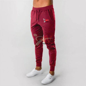 Pantalon en coton décontracté de haute qualité imprimé sur mesure avec logo pour hommes pantalon avec matériau flexible - Product Image 1