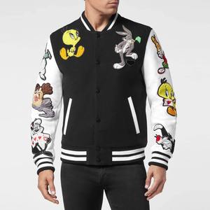 Vestes universitaires en laine pour hommes, veste universitaire en cuir personnalisée pour hommes - Product Image 2