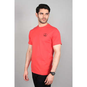 Unze London Men's Casual Crew Neck Fitness T-Shirt 100% Cotton Jersey Embroidered with Pattern Loose Fit DTG Technique - Product Image 3