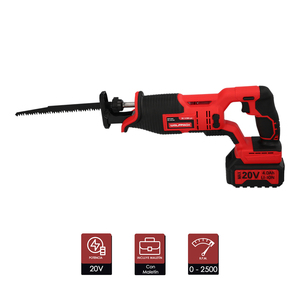 Sega a batteria 20 V con batteria da 4 Ah. Legno Tagliato 100 mm. Acciaio 6 mm. - Product Image 2