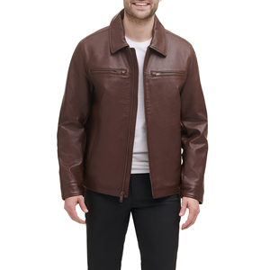 Nueva Llegada Chaquetas de Cuero Genuinas para Hombre Diseño Personalizado Chaqueta de Cuero Vintage Informal para Hombre para Uso Diario en 2026 - Product Image 6
