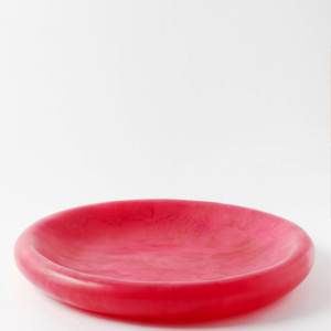 Cuenco para perro de diseño de resina pesada de hueso rosa, cuenco de resina en línea al mejor precio, tamaño de producto personalizado hecho en India - Product Image 5