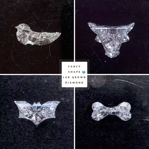 ในแล็บปลูกเพชรสี D เพชรความคมชัด VVS2ค้างคาวตัด CVD เพชรหลวมรูปทรงแฟนซีเครื่องประดับที่ผลิตในอินเดียทำอุปกรณ์เสริม - Product Image 2