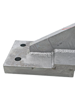 Support en tôle sur mesure en acier galvanisé à chaud ou aluminium, découpe laser, soudage, pliage OEM, composant de support