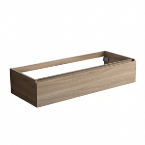 Mobile Bagno Sospeso con Lavabo e 1 Cassetto 120x25x50 cm Rovere Naturale Koricini Vieste - Product Image 2