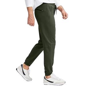 Pantalon de survêtement évasé décontracté de haute qualité pour hommes Pantalon de survêtement en coton uni à ceinture élastique pour hommes Pantalon de survêtement évasé pour hommes - Product Image 3