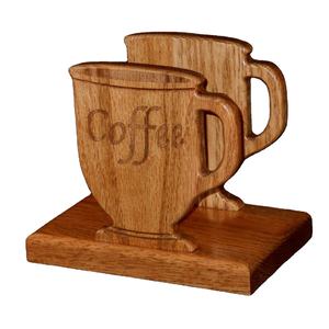 Stylish Bamboo Wooden Tissue Holder | Cup Shape Design Ideal for Bathroom Vanity and <b>Tabletop</b> <b>Display</b> - Product Image 1