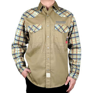 Camisas de soldadura de alta calidad para hombre, servicio OEM, diseño personalizado, camisas de soldadura para hombre más vendidas - Product Image 1