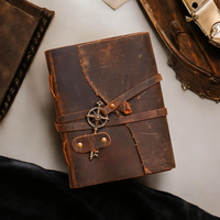 Fabricant indien Artha, journal relié en cuir naturel, couverture rigide, vintage, vente en gros, agenda en cuir véritable A5, cadeau personnalisé