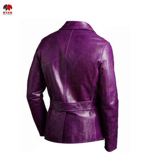 Veste en cuir élégante pour homme, couleur unie, haute qualité, personnalisation de marque, fabrication OEM ODM - Product Image 4