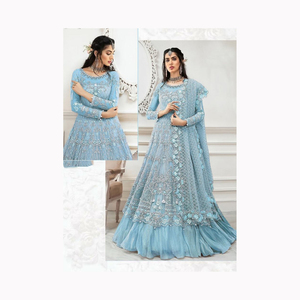 Vêtements indiens pakistanais les plus vendus pour femmes Lehenga Choli pour une utilisation de fête de mariage disponibles au prix de gros - Product Image 1