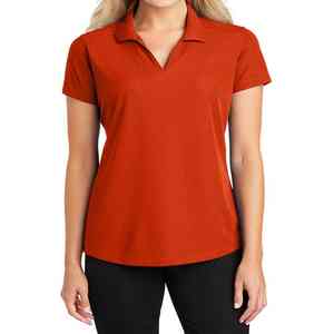 Camiseta de polo de golf con logotipo personalizado de algodón de alta calidad, ropa de entrenamiento para gimnasio, camisetas de polo de punto en blanco de Color sólido de manga corta, ropa de mujer - Product Image 6