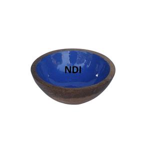 Bol en bois de service de restauration domestique bol de service de salade de fruits de style royal pour pâtes ou nouilles bol en bois de service - Product Image 1