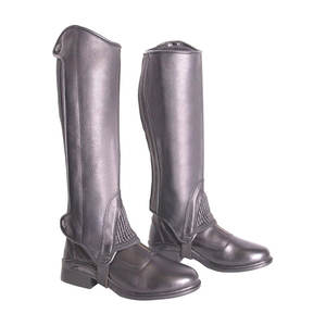 Polainas de equitación de cuero/nailon de fácil ajuste con cremallera - Equipo duradero de uso diario para amantes de la equitación, tamaño y diseño personalizables - Product Image 6