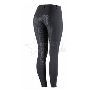 Pantalones deportivos ecuestres de secado rápido para mujer de alta calidad, pantalones de equitación con bolsillo estampado de silicona para exteriores - Product Image 6