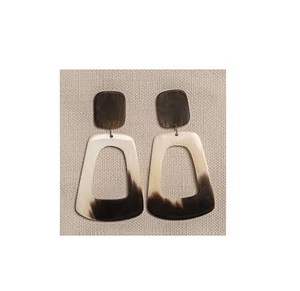 ขายดีดีไซน์ Georges ต่างหูเขาเครื่องประดับแฟชั่นทำด้วยมือต่างหูเขาวัวฮอร์นปรับแต่งรูปร่างที่ดีที่สุด - Product Image 3