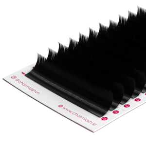 Extensions de cils individuels en fibres synthétiques PBT coréennes de haute qualité, plateaux de 16 rangées, bande complète classique, vente en gros OEM - Product Image 5
