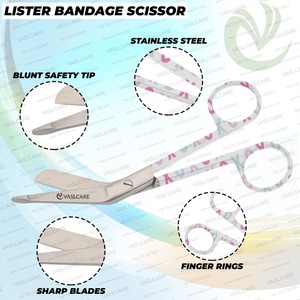 Vaslcare ชุดกรรไกรพยาบาล3ชิ้น, อุปกรณ์สำหรับใช้ในการผ่าตัด - Product Image 4