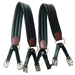 Cincha de Cuero para Caballo, Duradera, Cómoda, Ajustable, Ligera, Equipo de Equitación para Establos y Entrenamiento en Campo - Product Image 6