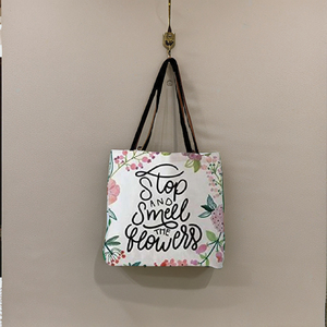 Hot selling Lightweight Reusable Solid <b>Canvas</b> <b>Tote</b> Bag Handmade Eco-Friendly Beach Use Zipper Closure Alternative Plastic Bags - Product Image 3