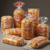 Sacs sous vide en polypropylène (PP) et PET laminés, imprimés en rotogravure, 0,5 kg, transparents, refermables avec fermeture éclair, qualité alimentaire, marque GRV