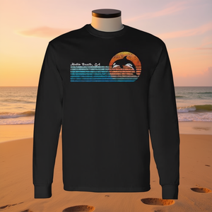 Camiseta de manga larga Hobie Beach Sudáfrica Retro 80s Orka Sunset - Product Image 3