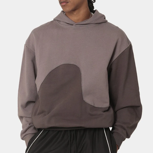 เสื้อสวมศีรษะโอเวอร์ไซส์ผ้าฝ้าย100% ผ้าเทอร์รี่เสื้อมีฮู้ดโลโก้ออกแบบได้ตามต้องการ - Product Image 5