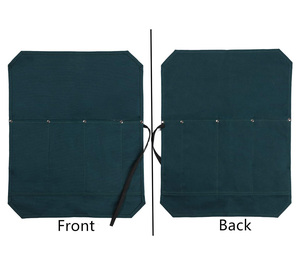 Sac à couteaux de chef en toile cirée imperméable de qualité supérieure pliable OEM/ODM 4 emplacements Doublure anti-coupure BBQ Camping - Product Image 5
