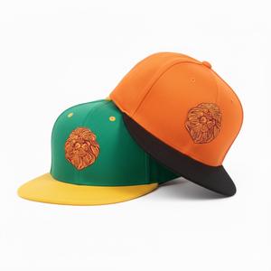 Custom High Quality 6-Panel Logo Laser Cut Hole Hot Pink Perforated Sports Character Hat Hip Hop Flat Bill Luxury <b>Snapback</b> <b>Cap</b> - Product Image 2