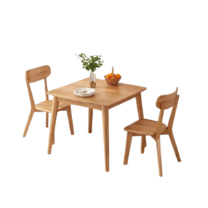 Juego de mesa de comedor de restaurante con juego de comedor de madera de teca de 2 plazas Fabricación de materiales de la mejor calidad en Indonesia - Product Image 3