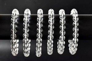 Wholesale Clear Crystal Quartz <b>Healing</b> Crystal <b>Bracelet</b> Bulk Handmade Beaded Stretch <b>Bracelet</b> for Meditation Fashion - Product Image 1