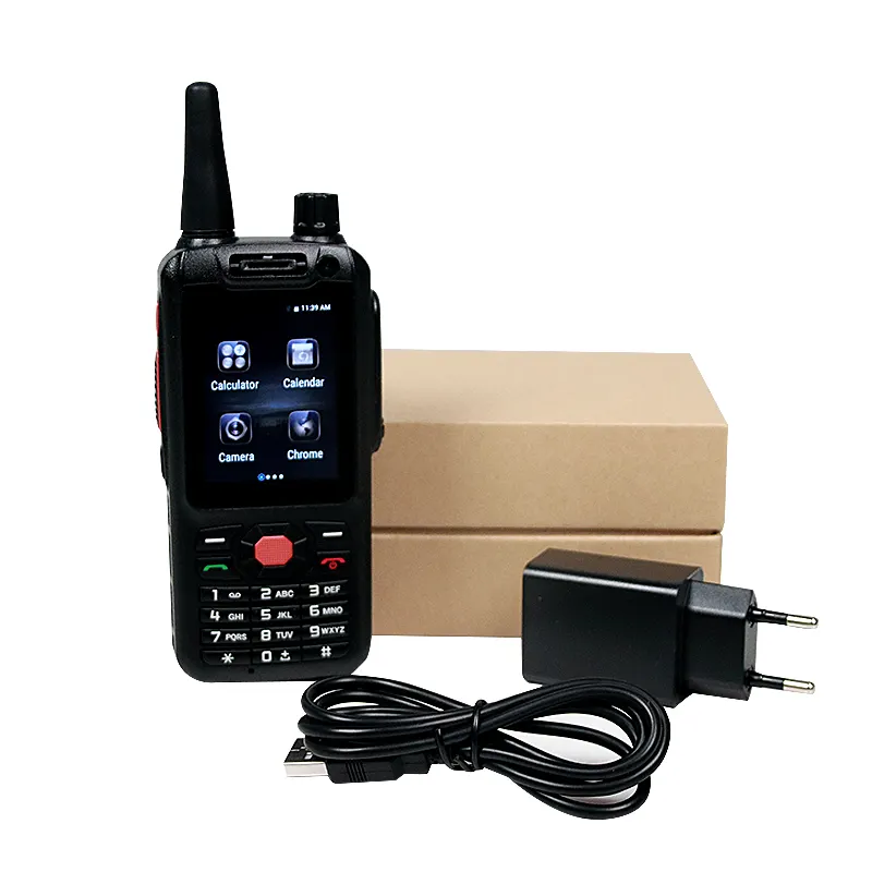 2024 beliebtes Handy Radio mit Minikamera mit Tastenpad robustes Smartphone Android OS Telekommunikation 4G LTE 3G Walkie Talkie